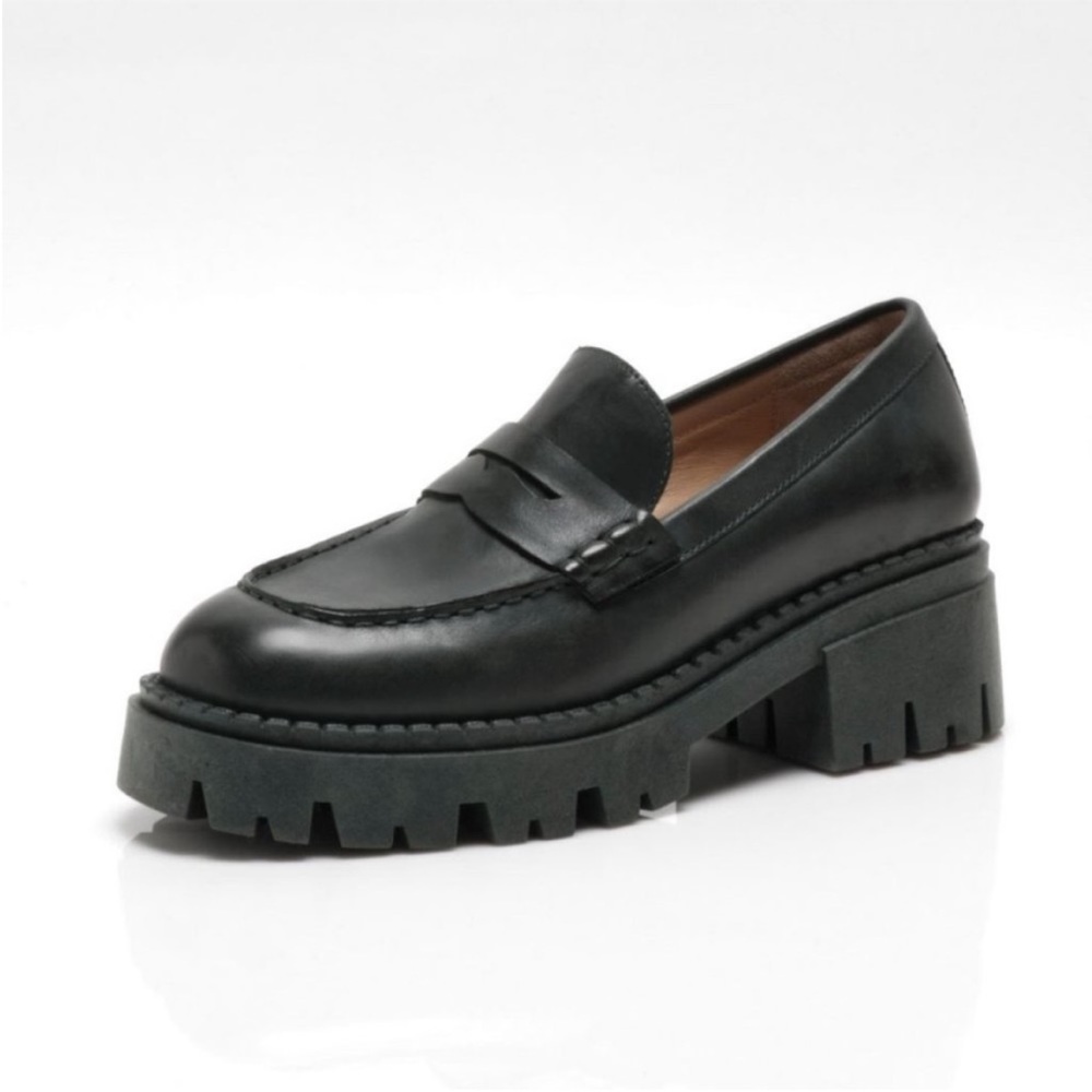 Free People decker penny loafer